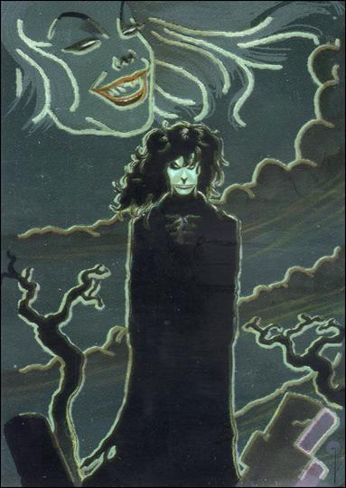 Evil Ernie Series II Chromium: Glow in the Dark (Base Set) card 53 Sand Evil