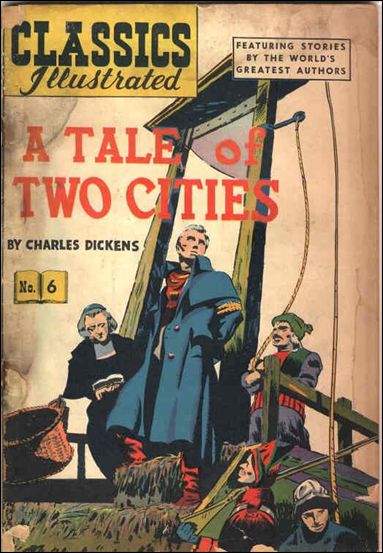 Classic Comics/Classics Illustrated issue 6-F HRN 51 - First Classics Illustrated Logo