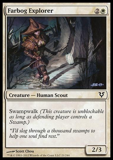 Magic the Gathering: Avacyn Restored (Base Set) card 21 Farbog Explorer
