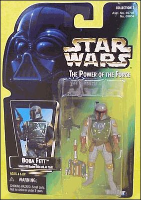 Star Wars: The Power of the Force 2 3 3/4" Basic Action Figures figure 10-E Boba Fett (Green Card) (Collection 3)