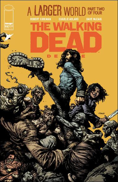 Walking Dead Deluxe issue 94 David Finch Cardstock Cover