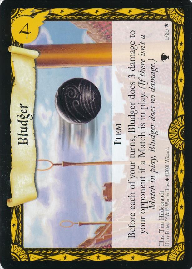 Harry Potter: Quidditch Cup (Base Set) card 1 Bludger