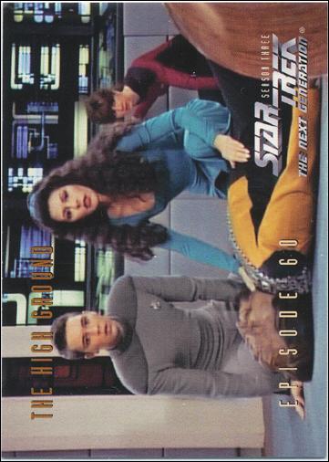 Star Trek: The Next Generation - The Episode Collection Season Three (Base Set) card 266 The High Ground, Episode 60B
