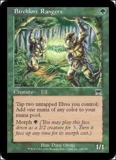 Magic the Gathering: Onslaught (Base Set) card 248 Birchlore Rangers