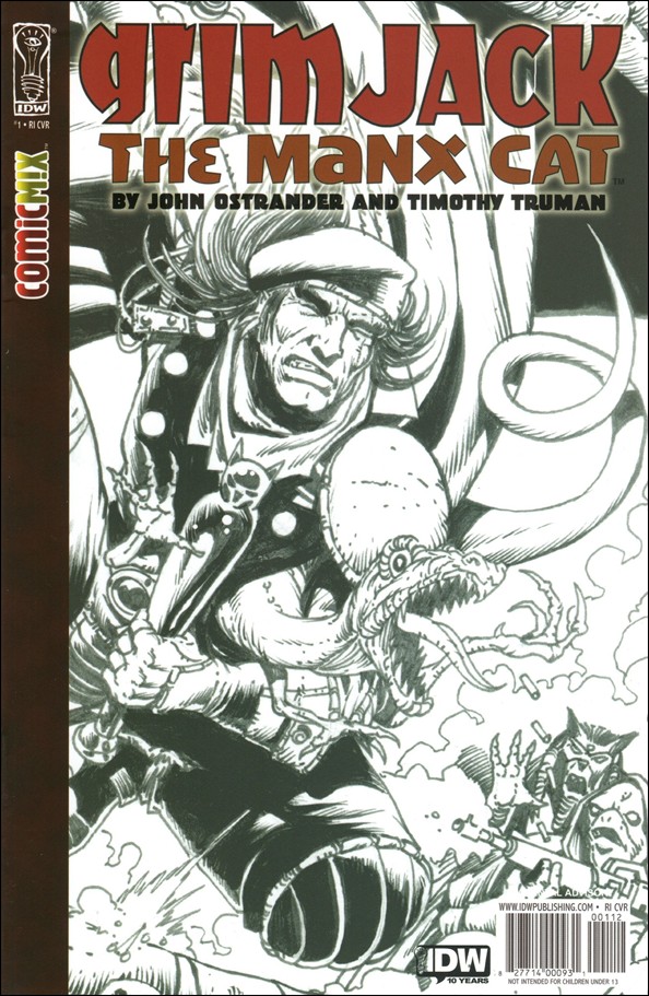 Grimjack: The Manx Cat issue 1-B Sketch Cover