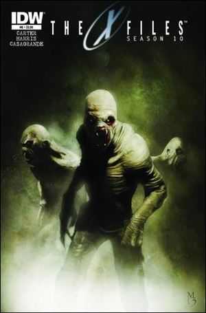 X-Files: Season 10 issue 6-B menton3 1:10 Cover