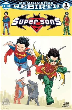 Super Sons issue 1-P Frank Quitely Hall of Comic Cover 1/3000