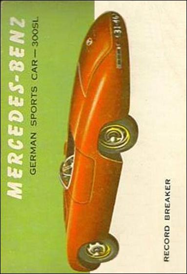 World on Wheels (Base Set) card 27  Mercedes Benz 300SL