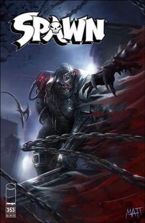 Spawn issue 353-B Francesco Mattina Cover