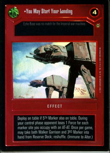 Star Wars: Reflections III (Base Set) card 63 You May Start Your Landing