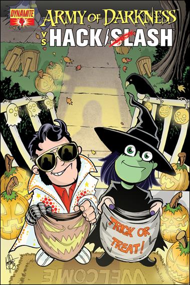 Army of Darkness vs. Hack/Slash issue 4-D Ken Haeser "Cute" Subscription Cover