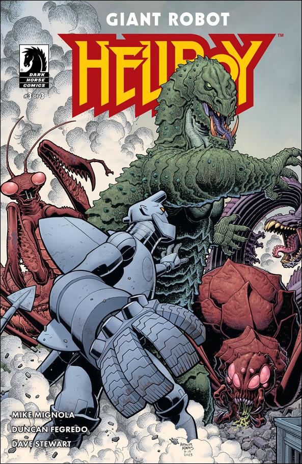 Giant Robot Hellboy issue 3-B Arthur Adams Cover
