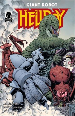 Giant Robot Hellboy issue 3-B Arthur Adams Cover