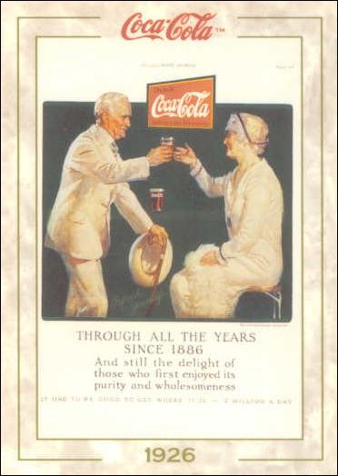 Coca-Cola Collection Series 1 (Base Set) card 25 Through All The Years