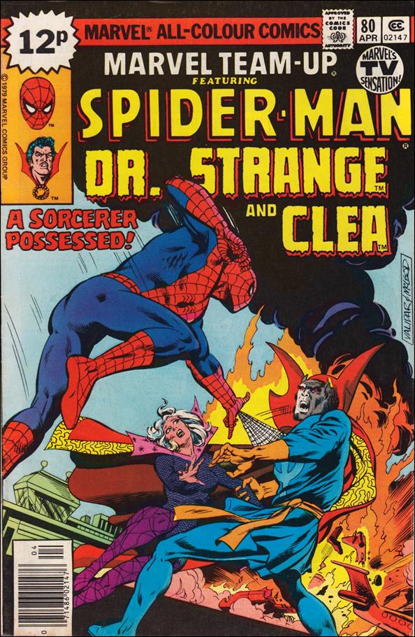 Marvel Team-Up (1972) issue 80-B UK Price Cover