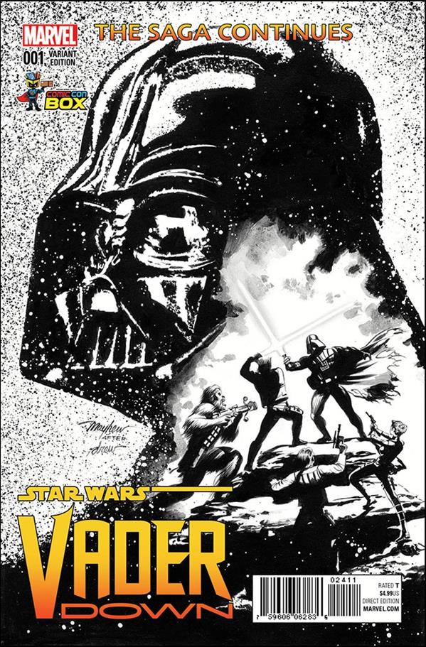 Star Wars: Vader Down issue 1-MC Mike Mayhew ComicConBox.com Sketch Cover