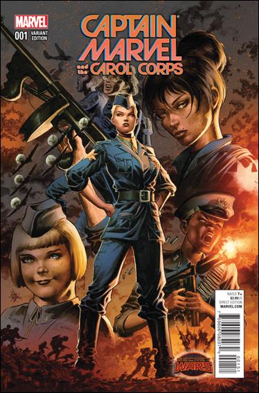 Captain Marvel & The Carol Corps issue 1-D Mike Deodato Jr. 1:25 Cover