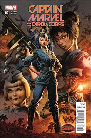 Captain Marvel & The Carol Corps issue 1-D Mike Deodato Jr. 1:25 Cover