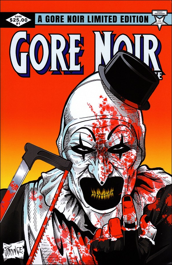 Gore Noir Magazine: Tribute to Terrifier issue nn-C Comic Sized Wolverine (1982) #1 BloodyHomage Cover