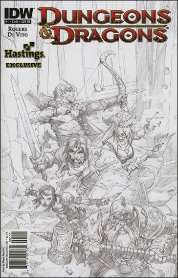 Dungeons & Dragons (2010) issue 1-D Hasting's Sketch Cover