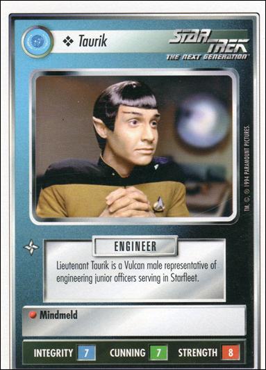 Star Trek: Premiere Unlimited (Base Set) card 244 Taurik 
