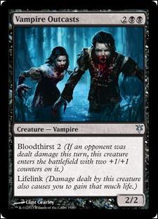 Magic the Gathering: Duel Decks: Sorin vs. Tibalt (Base Set) card 15 Vampire Outcasts