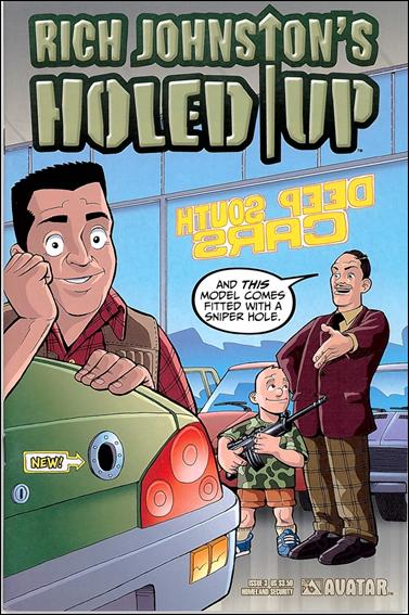 Rich Johnston's Holed Up issue 3-B Homeland Security Cover