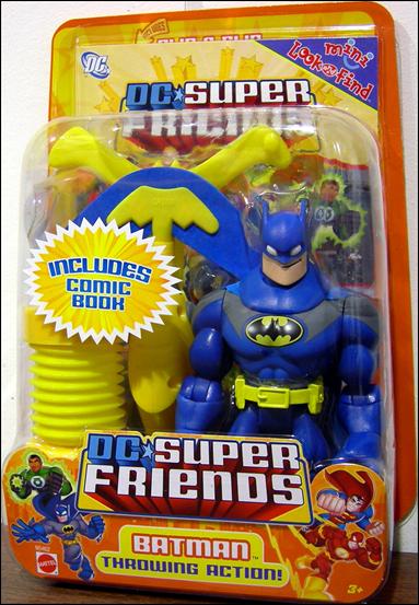 DC Super Friends figure 2-D Batman (Throwing Action) (Repaint with Comic)
