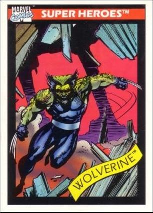 Marvel Universe: Series 1 (Base Set) card 37 Wolverine (Patch)