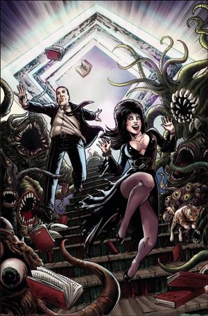 Elvira Meets H.P. Lovecraft issue 4-H Kewber Baal Virgin 1:20 Cover