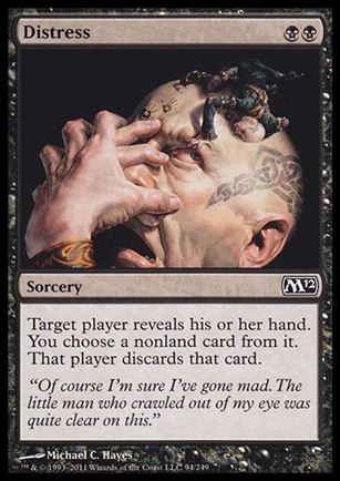 Magic the Gathering: 2012 Core Set (Base Set) card 94 Distress