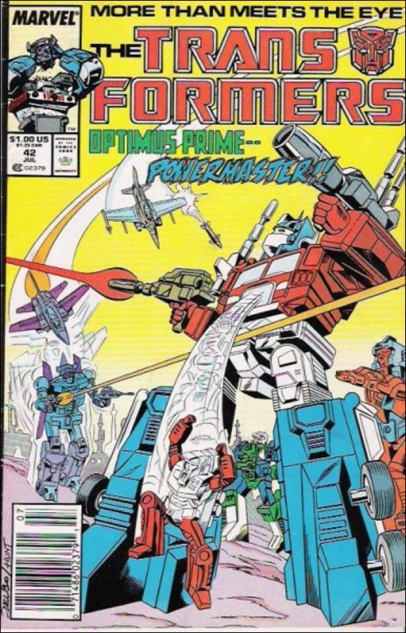 Transformers (1984) issue 42-B Newsstand Cover
