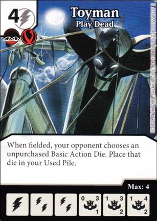 DC Comics Dice Masters Justice card 55 Toyman: Play Dead