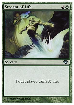 Magic the Gathering: 8th Edition (Base Set) card 282 Stream of Life