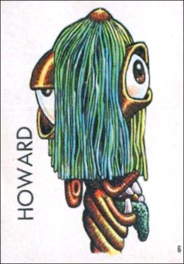Ugly Stickers (1965) (Base Set) card 6-D Howard