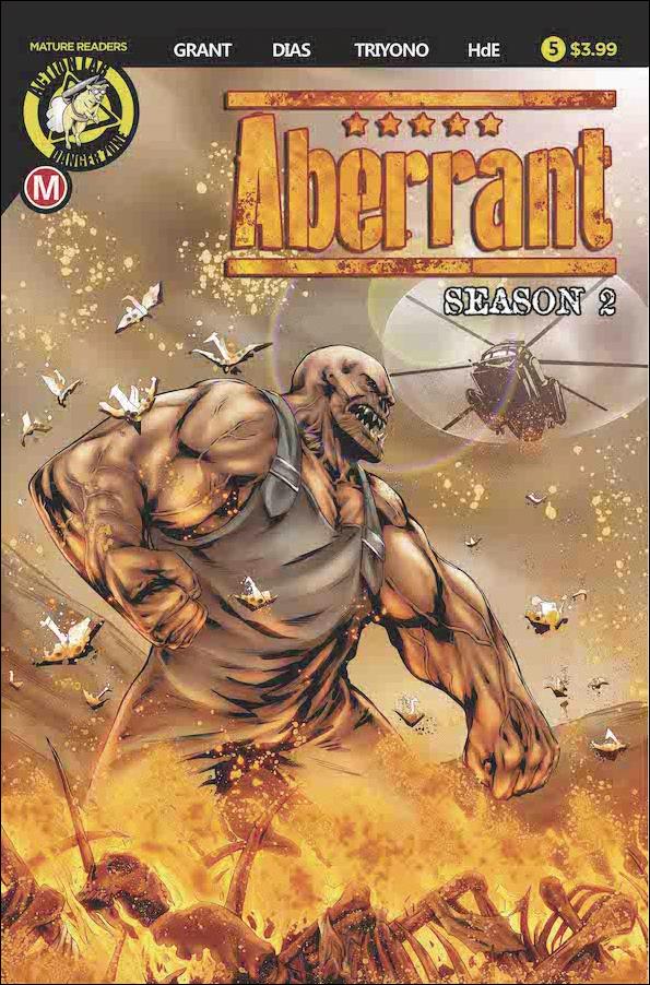 Aberrant Season 2 issue 5 Helicopter Cover