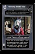 Star Wars: Theed Palace Limited (Base Set) card 21 Nute Gunray, Neimoidian Viceroy