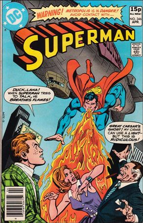 Superman (1939) issue 346-B UK Price Cover