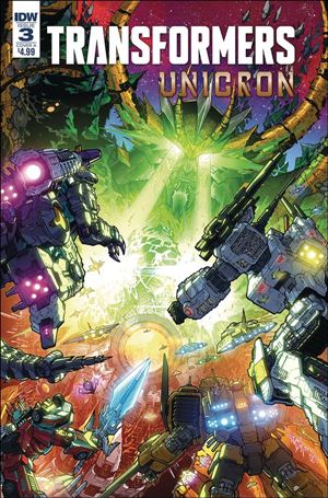 Transformers: Unicron issue 3 Alex Milne Cover