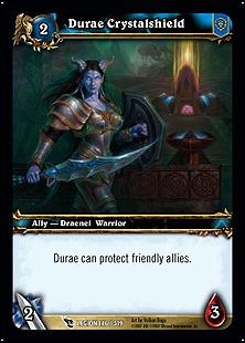 World of Warcraft: March of the Legion (Base Set) card 146 Durae Crystalshield
