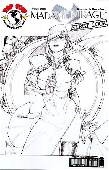 Madame Mirage First Look issue 1-C Sketch Variant Cover