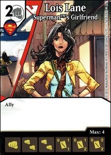 DC Comics Dice Masters World's Finest card 56 Lois Lane: Superman's Girlfriend 