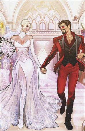 Invincible Iron Man (2022) issue 10-K Lucas Werneck 1:200 Wedding Crossover Virgin Cover