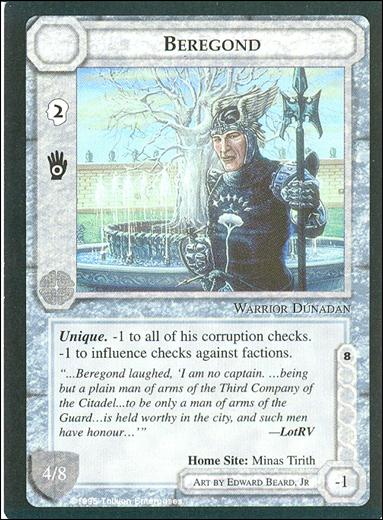 Middle-Earth: The Wizards (Base Set) card 53 Beregond