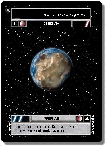 Star Wars: Official Tournament Sealed Deck (Base Set) card 15 Corulag