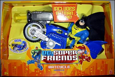 DC Super Friends (Vehicles) item 5 Batcycle with Batman