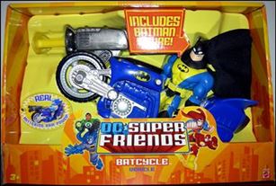 DC Super Friends (Vehicles) item 5 Batcycle with Batman