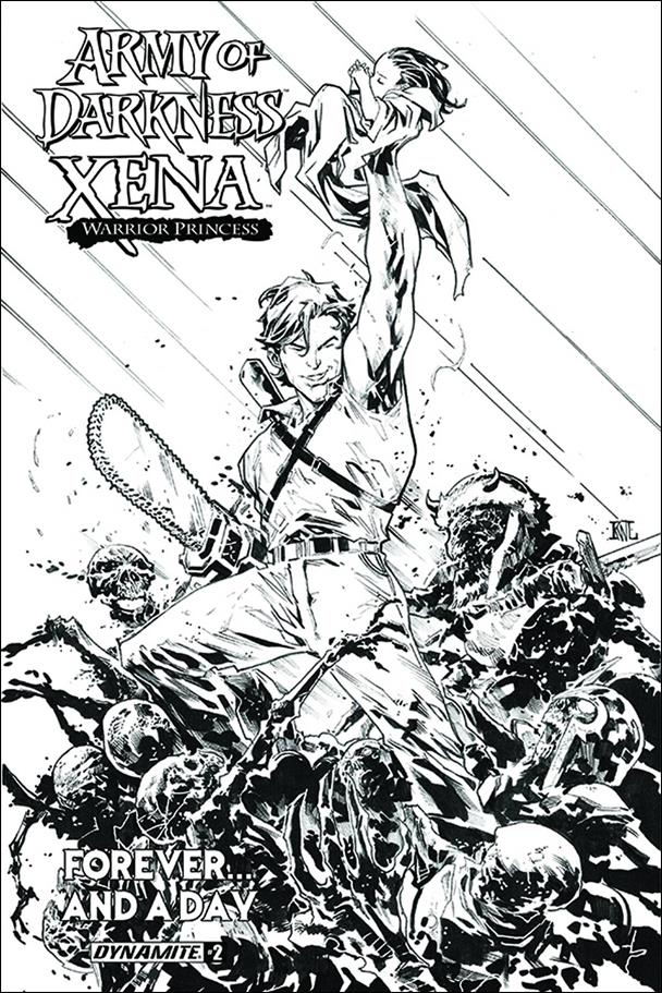 Army of Darkness Xena: Warrior Princess Forever... and a Day issue 2-B Ken Lashley 1:10 Sketch Cover