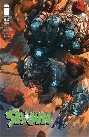 Spawn issue 325-B Carlo Barberi Cover