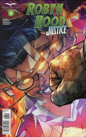 Robyn Hood: Justice issue 3-D Martin Coccolo Cover